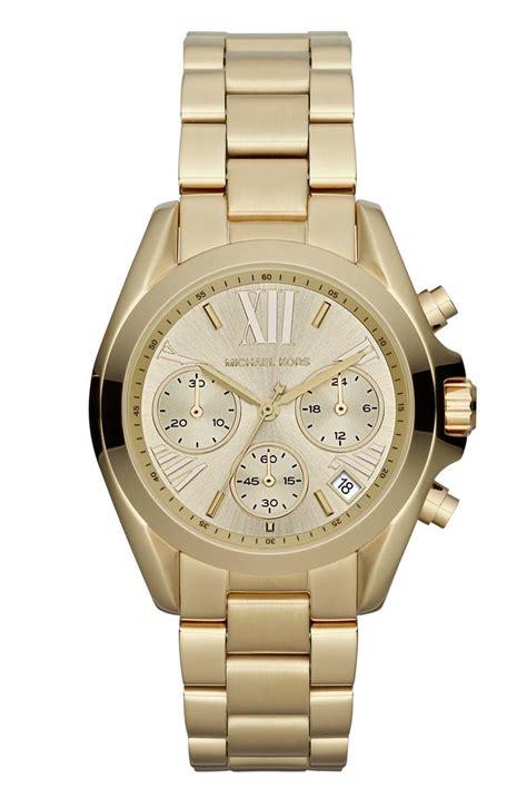 michael kors bradshaw mini chronograph bracelet watch|Michael Kors bradshaw chronograph watch.